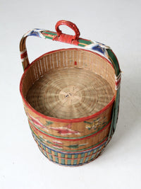 antique Chinese wedding basket