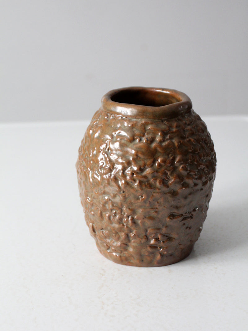 vintage 70s studio pottery vase