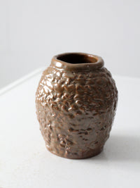 vintage 70s studio pottery vase