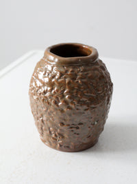 vintage 70s studio pottery vase