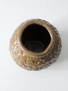 vintage 70s studio pottery vase