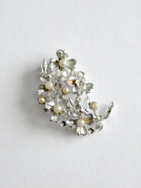 vintage 50s Usner costume jewelry brooch