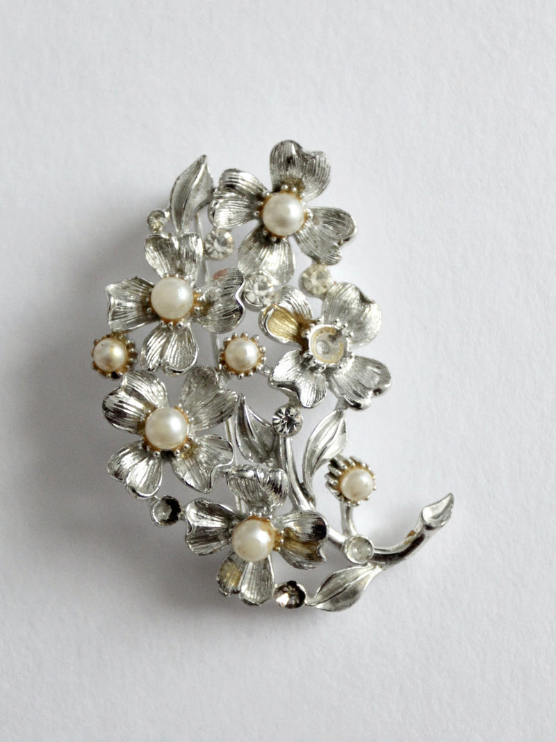 vintage 50s Usner costume jewelry brooch