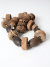 antique cork fishing buoys pair