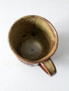 vintage studio pottery mug