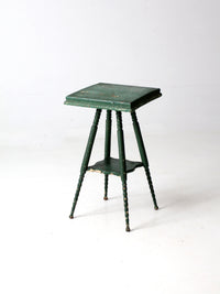 antique green accent table