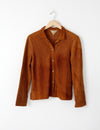 vintage Hella Barbara Rank leather blouse