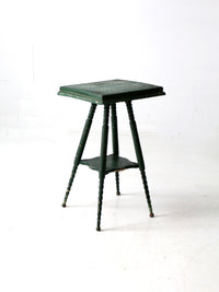 antique green accent table