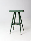 antique green accent table