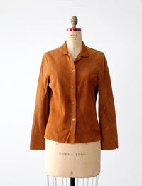 vintage Hella Barbara Rank leather blouse