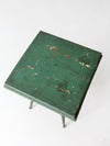 antique green accent table