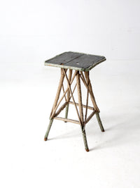 antique folk art twig table