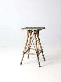 antique folk art twig table