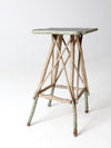 antique folk art twig table