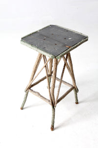 antique folk art twig table