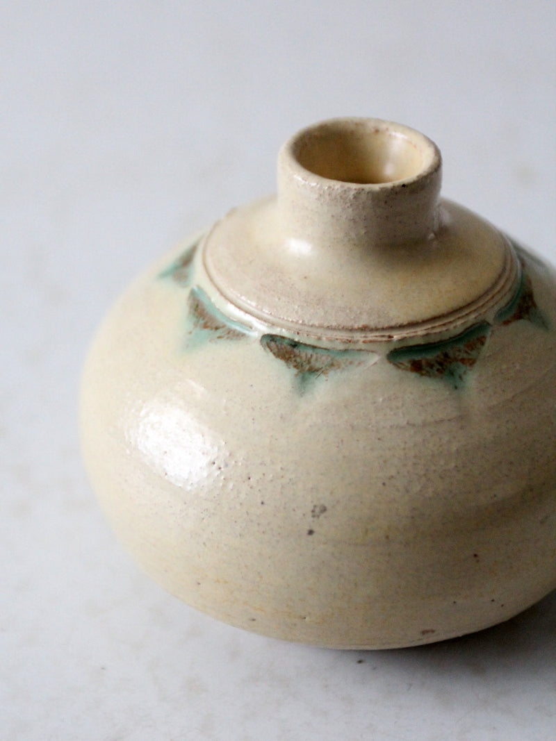 vintage studio pottery vase