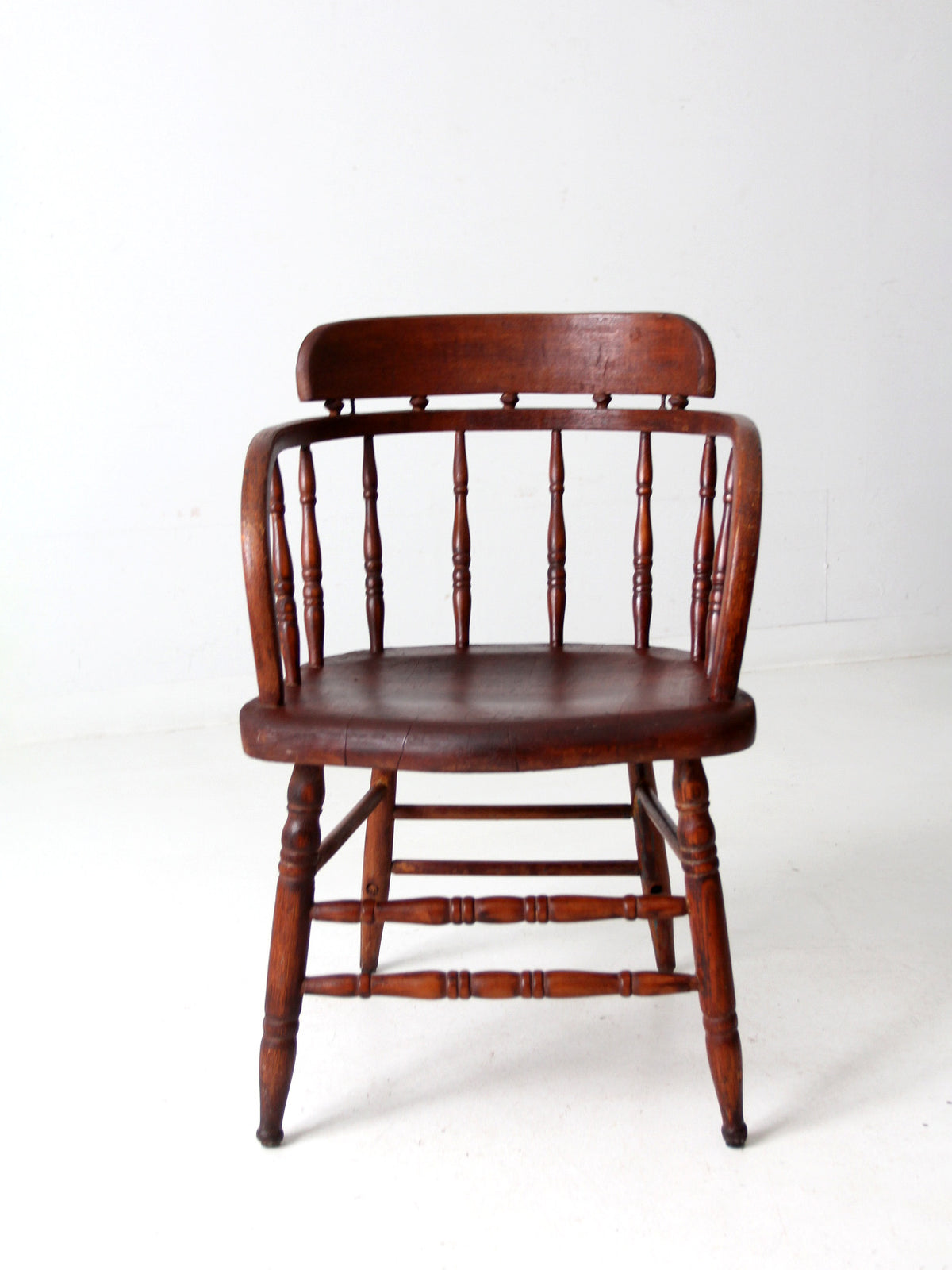 antique captain's chair