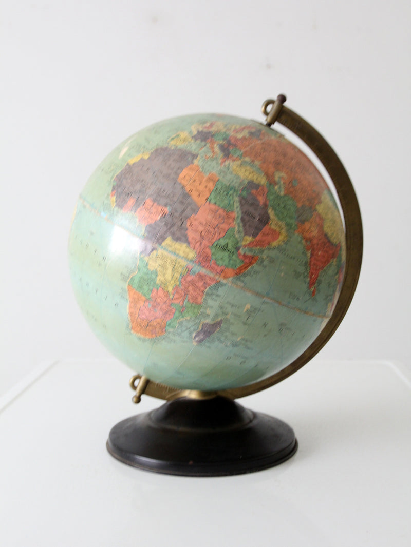 1940s Replogle 12 inch world globe