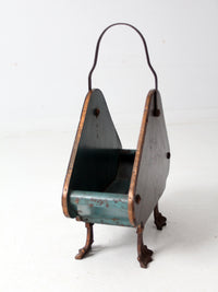 antique magazine rack