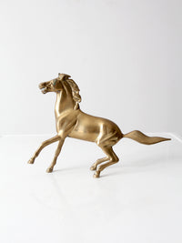 mid century brass horse figure