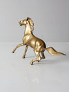 mid century brass horse figure