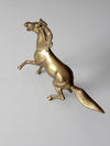 mid century brass horse figure