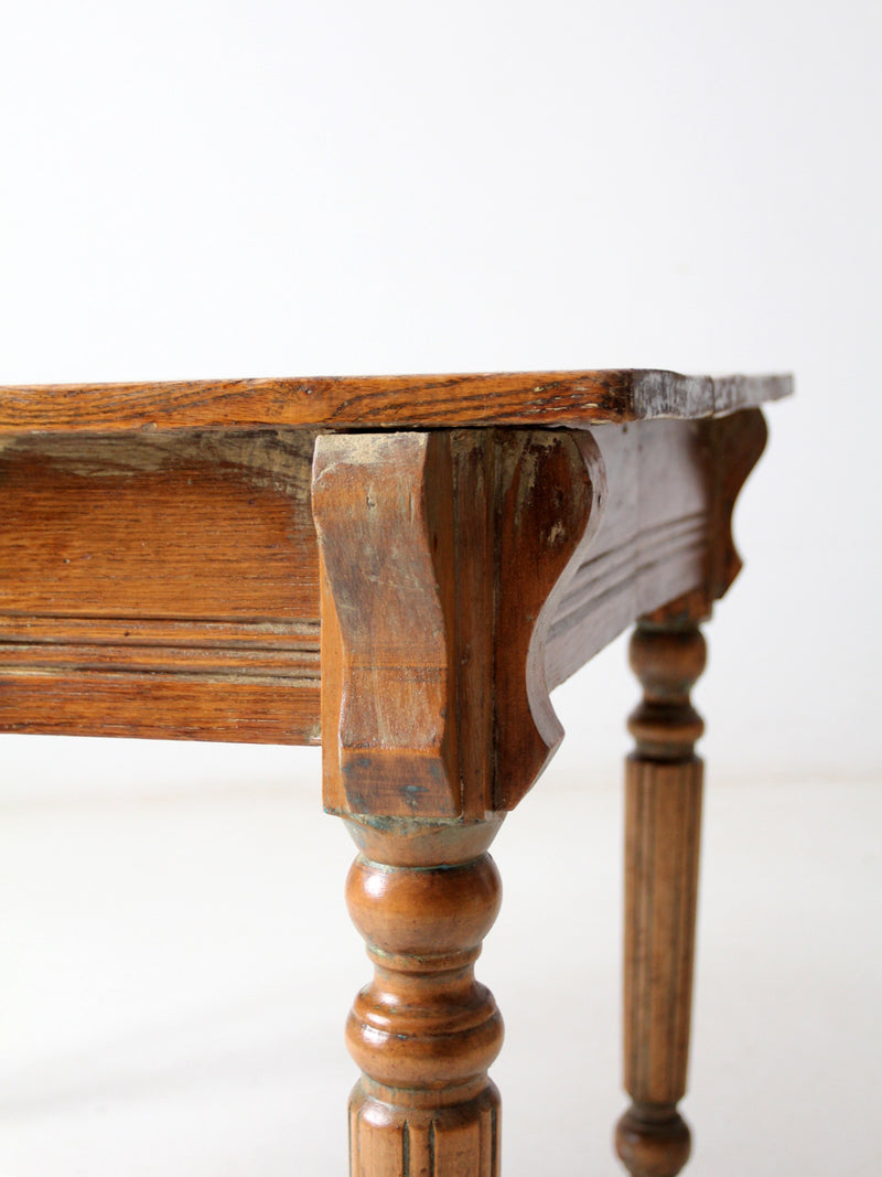 antique wooden table