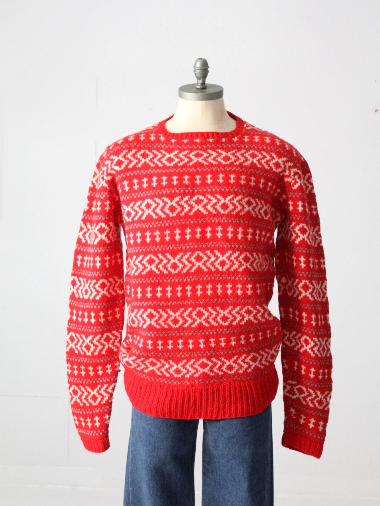 Vintage fair isle clearance sweater