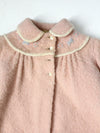 vintage 40s pink snow suit set