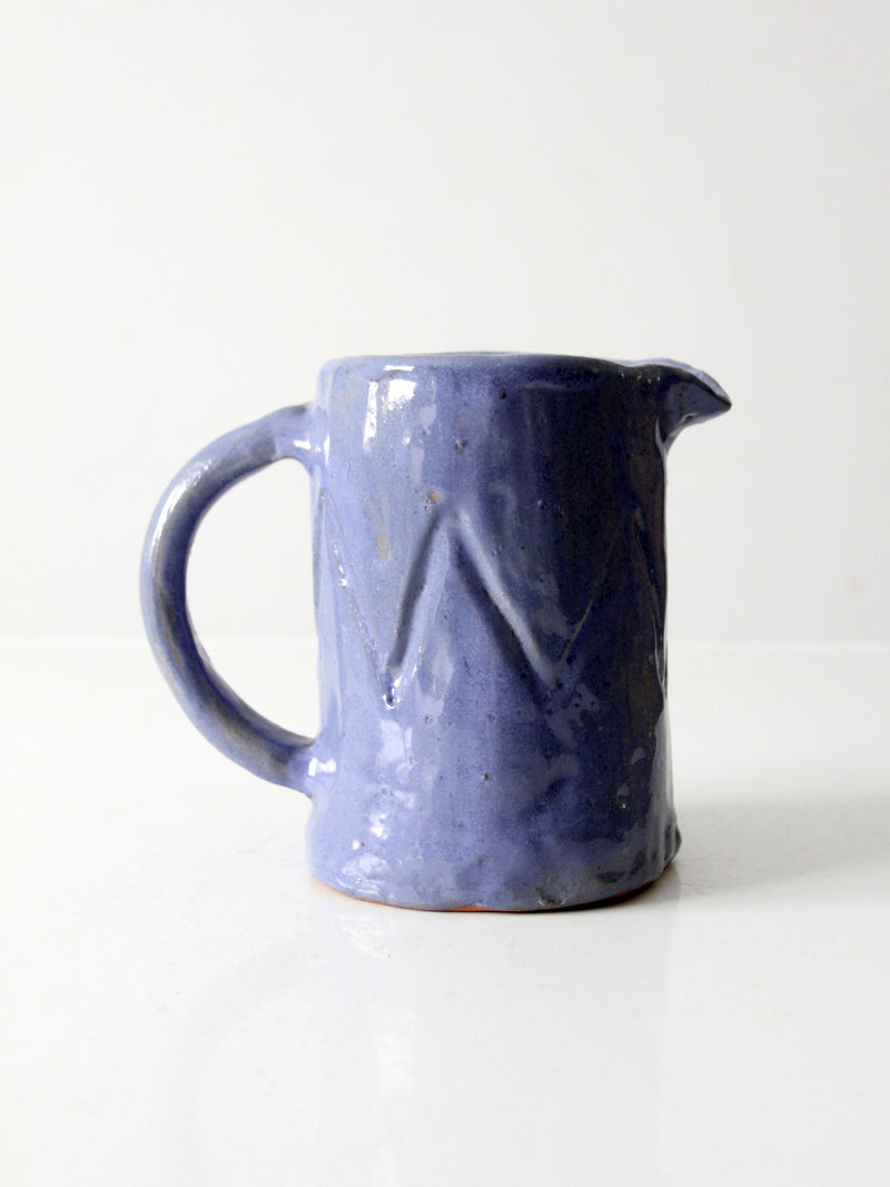 vintage studio pottery pitcher