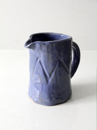 vintage studio pottery pitcher