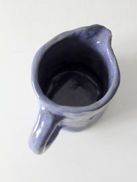 vintage studio pottery pitcher