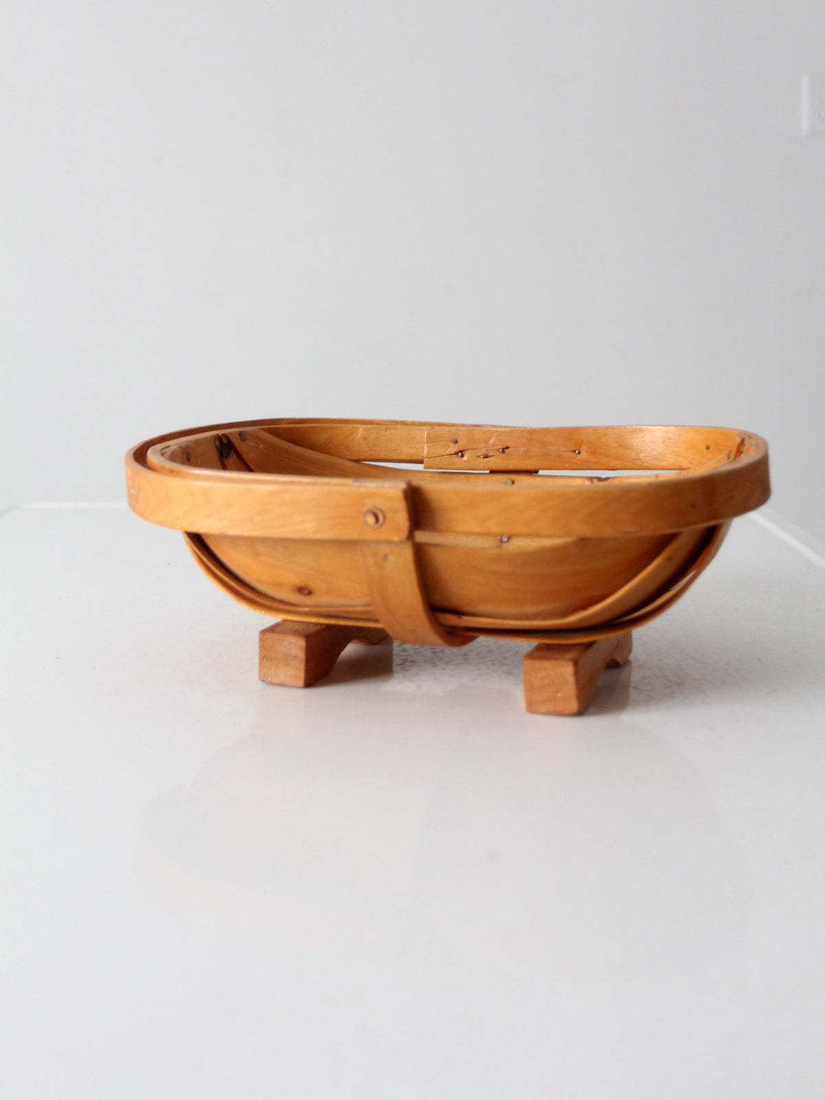 vintage bentwood basket