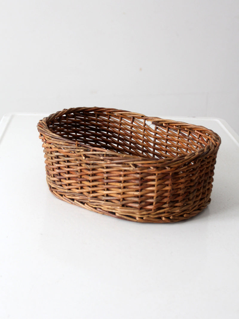 vintage wicker basket