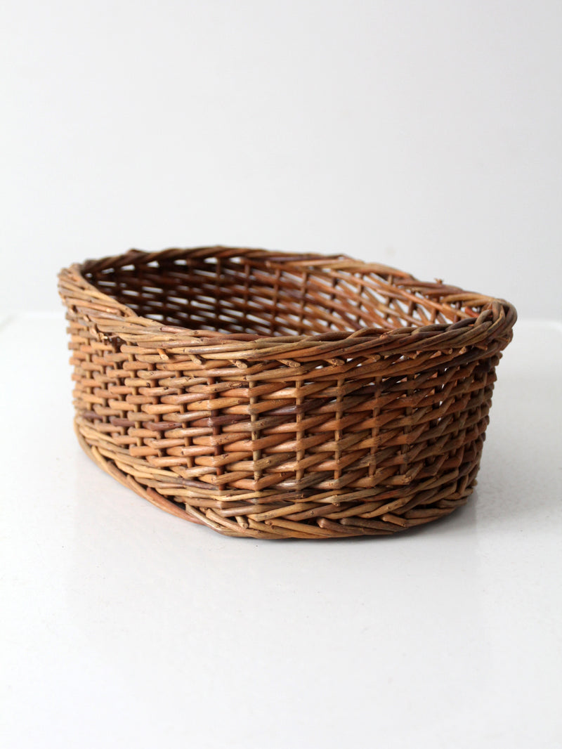 vintage wicker basket