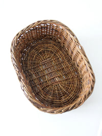 vintage wicker basket