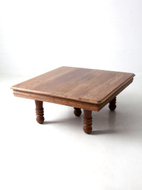 antique oak coffee table