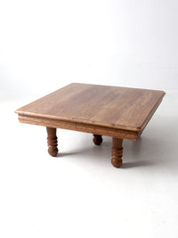 antique oak coffee table