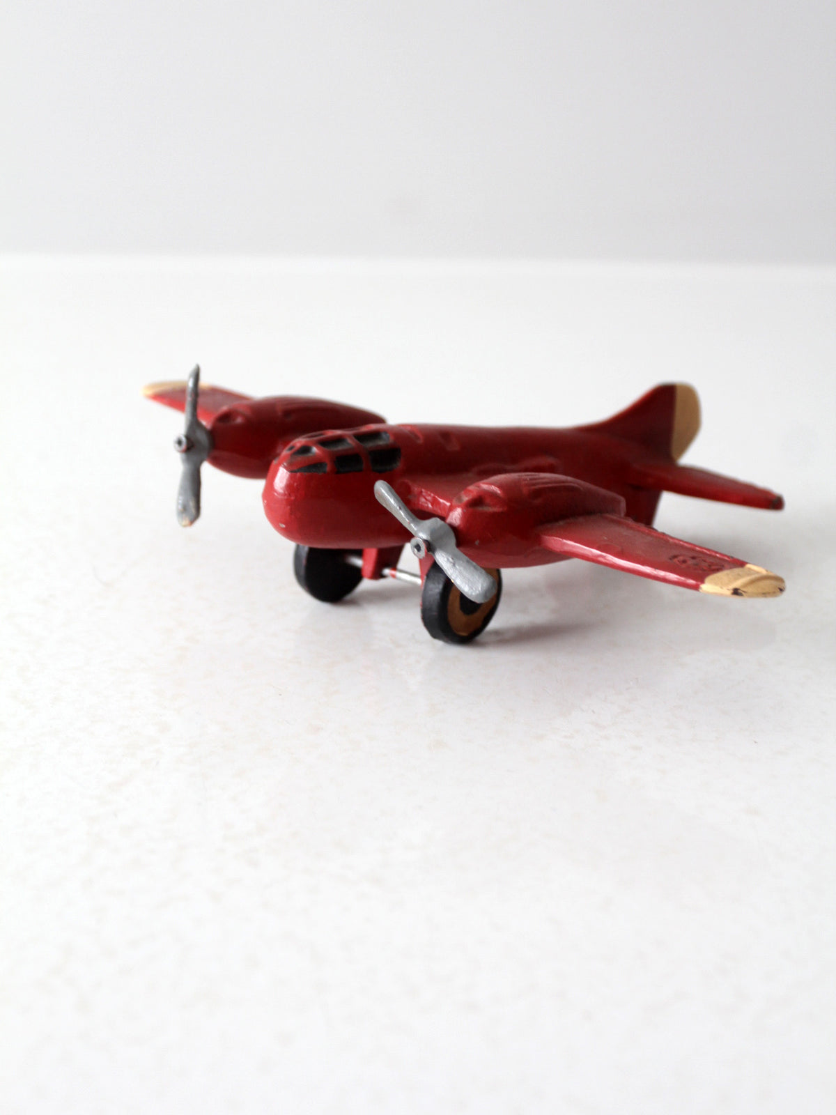 vintage die-cast metal model airplane