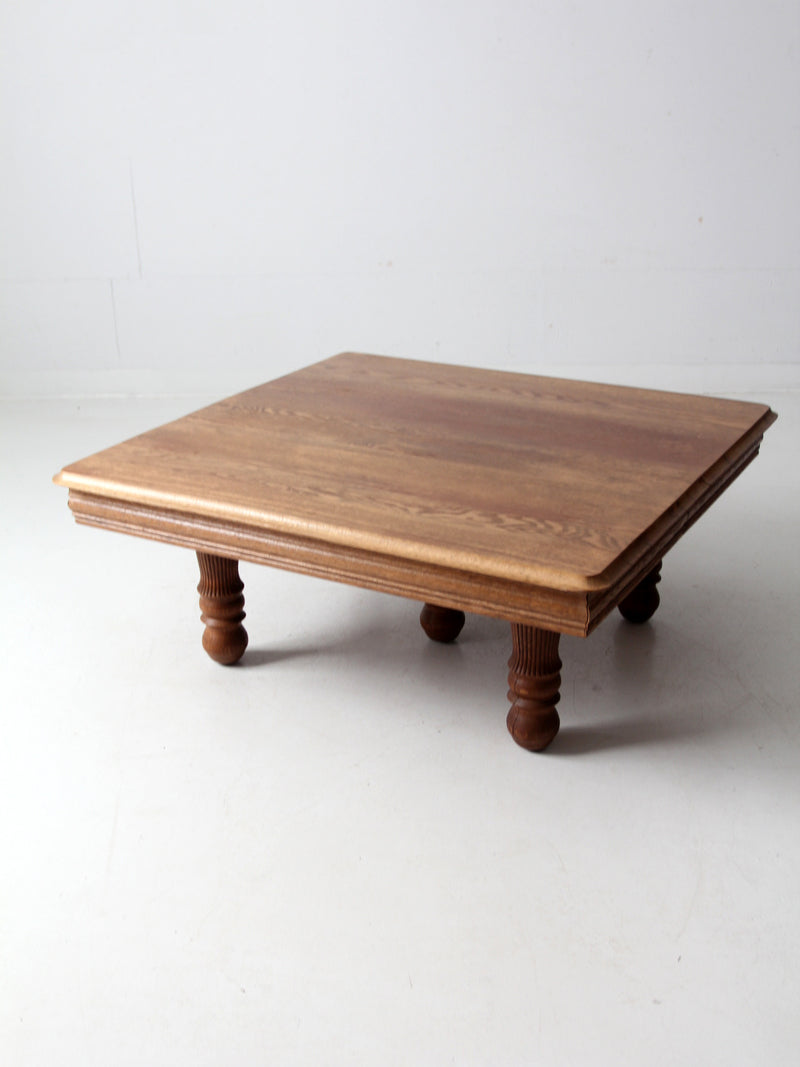 antique oak coffee table