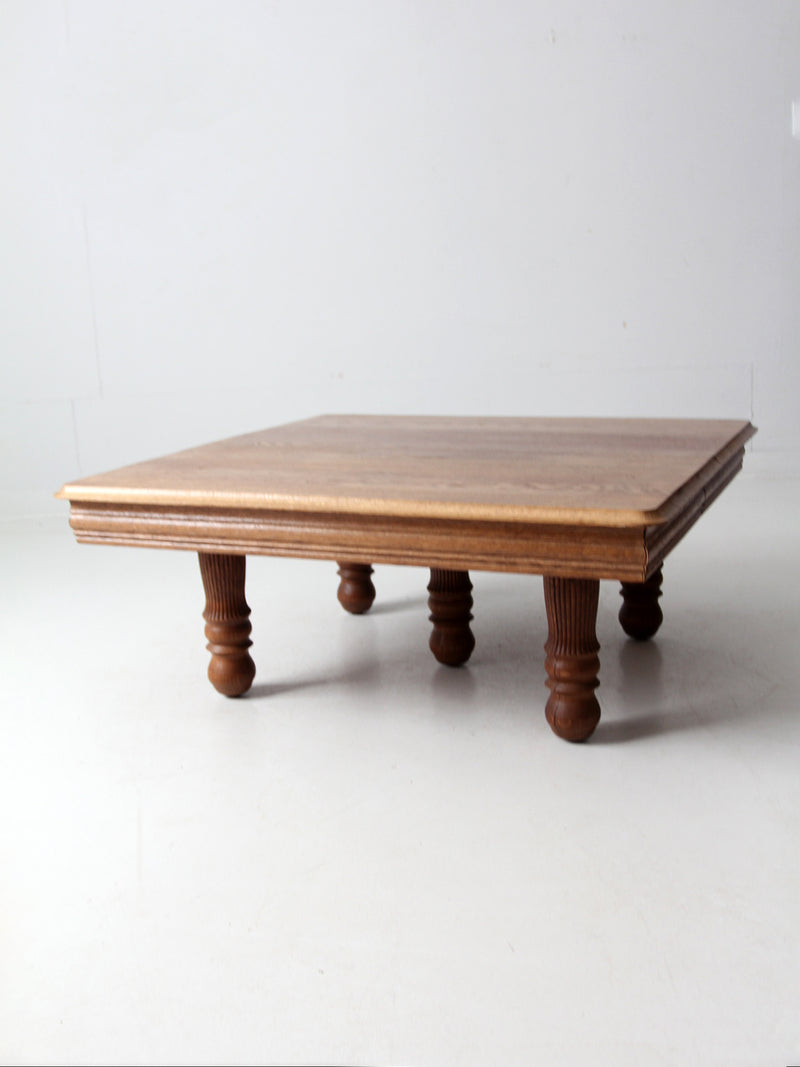 antique oak coffee table