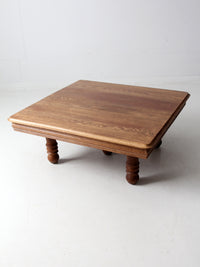 antique oak coffee table