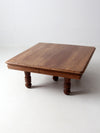 antique oak coffee table