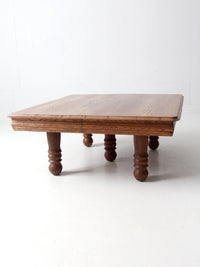 antique oak coffee table