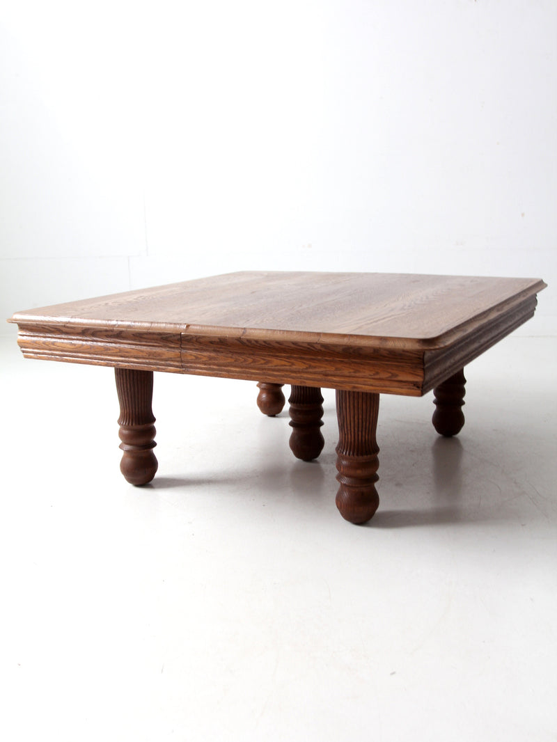 antique oak coffee table