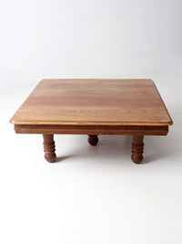 antique oak coffee table