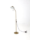 mid century brass floor lamp