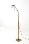 mid century brass floor lamp