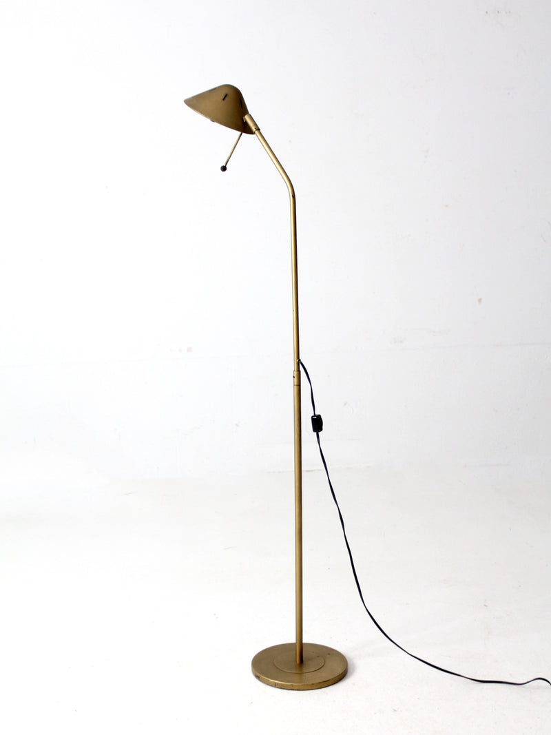 mid century brass floor lamp