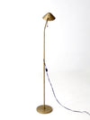 mid century brass floor lamp